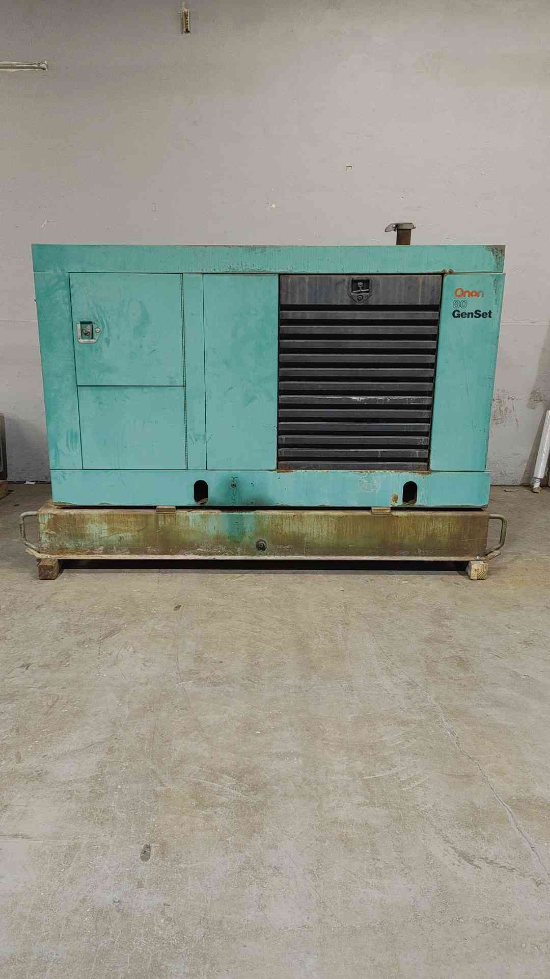 80kW Cummins 6BT 1&3PH Diesel Generator 512Hrs TESTED (SKU: 112163)
