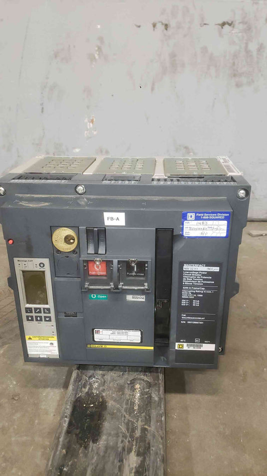 Square D Masterpact 3200A 635V Low Voltage Breaker NW 32 H1 (SKU: 112190)