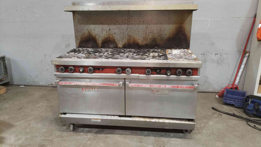 Vulcan Nat Gas Dual Oven W/ 10 Burners (SKU: 112263)