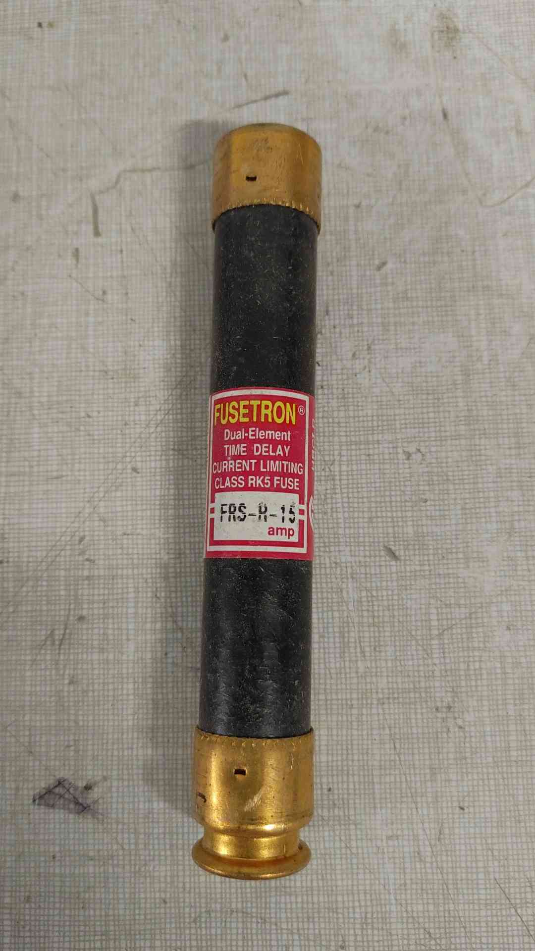 Bussman Fusetron FRS-R-15 Dual-Element Time Delay Fuse(SKU: 112308)