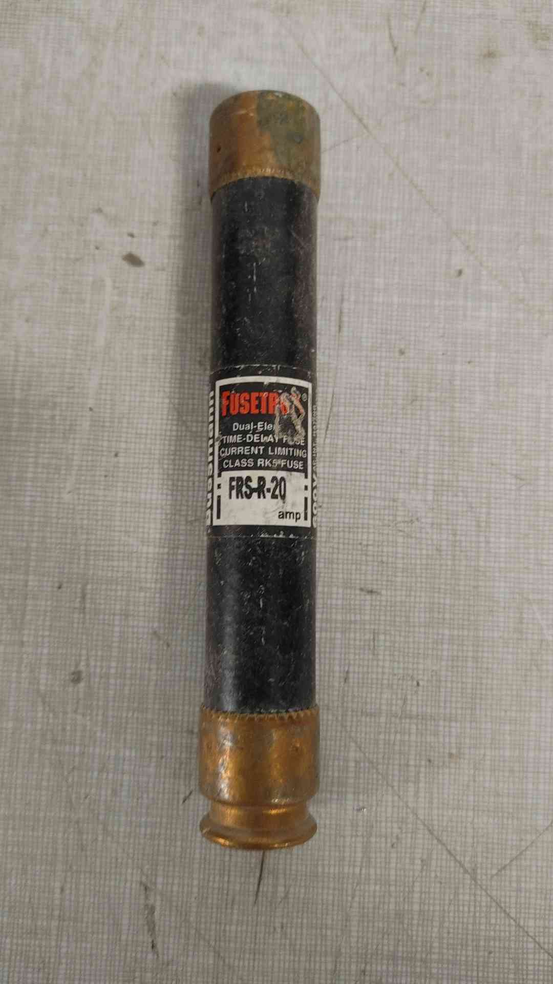 Bussman Fusetron FRS-R-20 Dual-Element Time Delay Fuse(SKU: 112311)