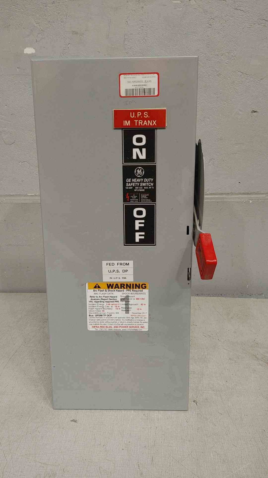 GE 100A 600V 1-3PH Safety Switch TH3363(SKU: 112291)