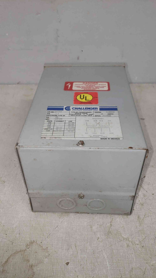 Challenger 1.5KVA 600-120/240 1PH Transformer 157-514 (SKU: 112362)