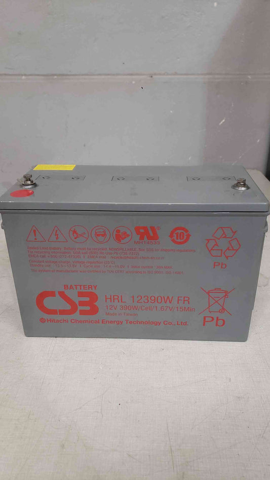 Hitachi 12V 390W/Cell Sealed Lead Battery HRL 12390W FR (SKU: 112398)