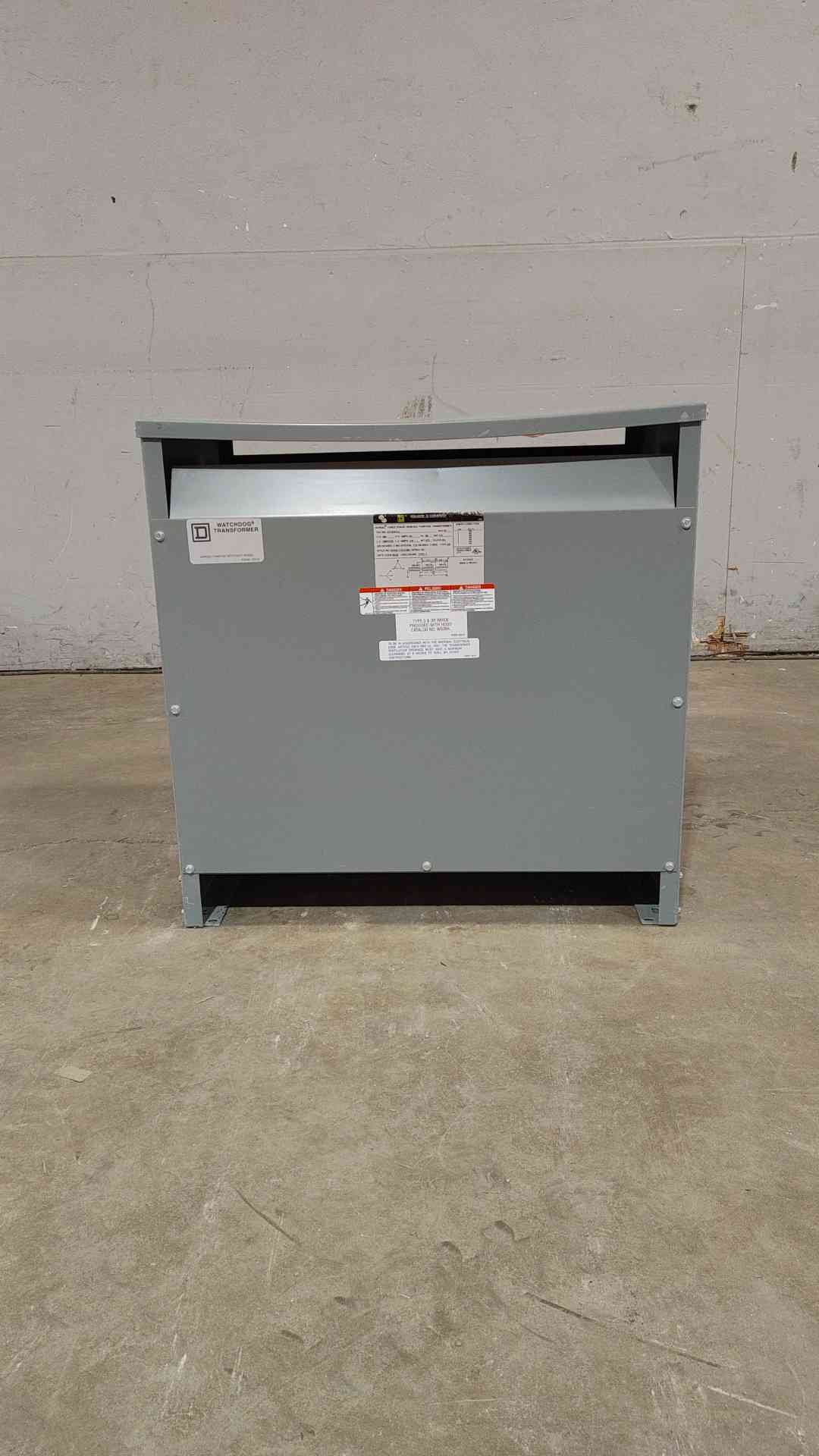 45kVA Square D 480v x 208/120V 125A 3PH General Purpose Transformer 45T3HFCU(SKU: 112421)