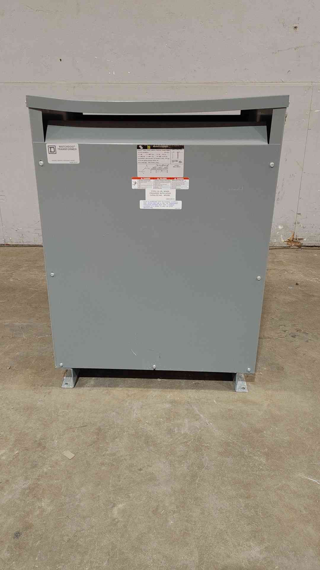 112.5kVA Square D 480v x 208/120V 312A 3PH General Purpose Transformer 112T3HIFCU(SKU: 112411)