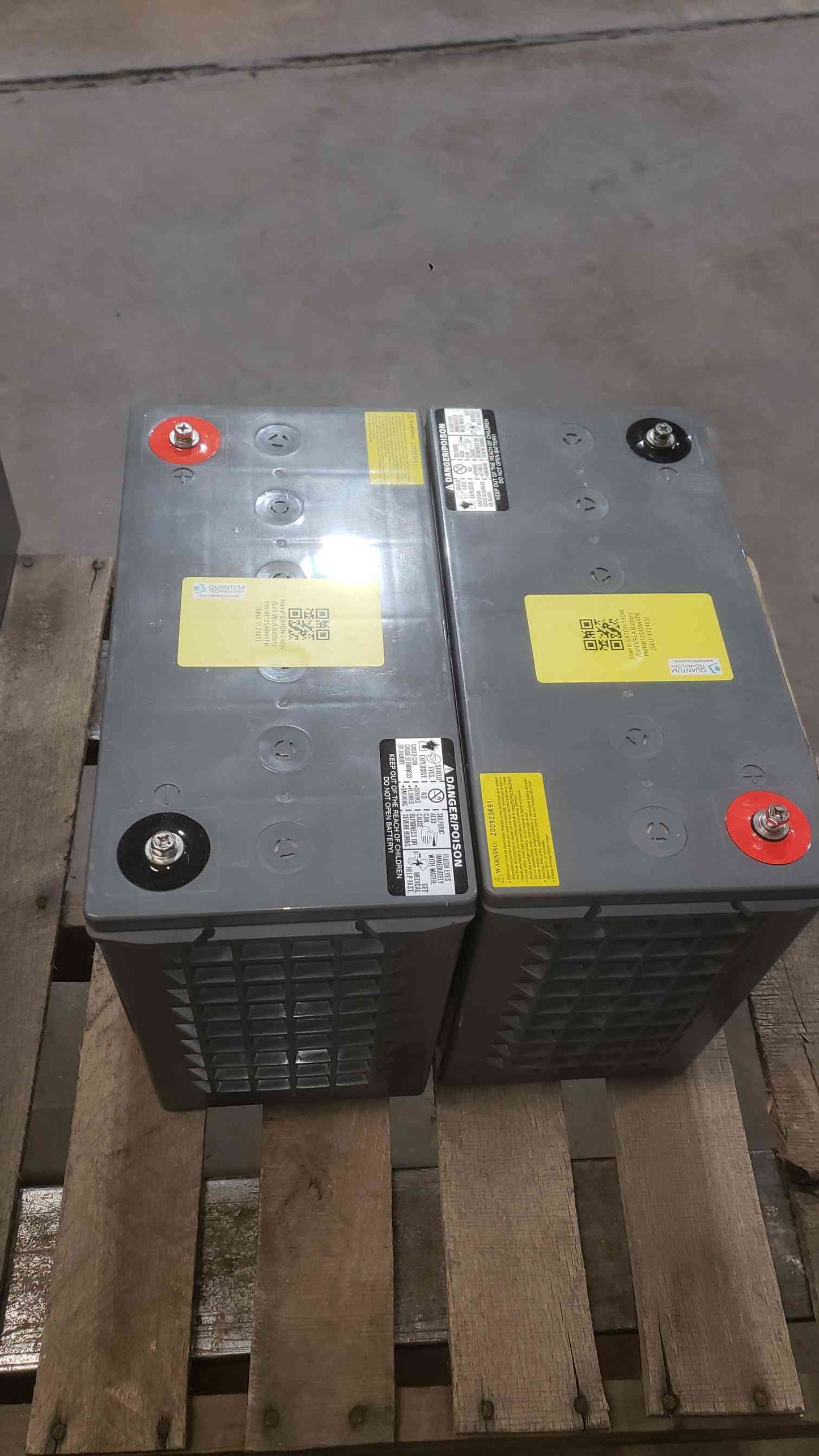 140A EATON 540W/Cell VRLA Battery PWHR12540W4FR (SKU: 112465)