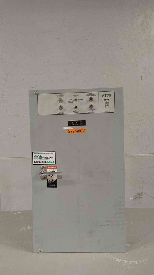 ASCO 940 - 480/277V 70A Automatic Transfer Switch 94037097XC(SKU: 112494)