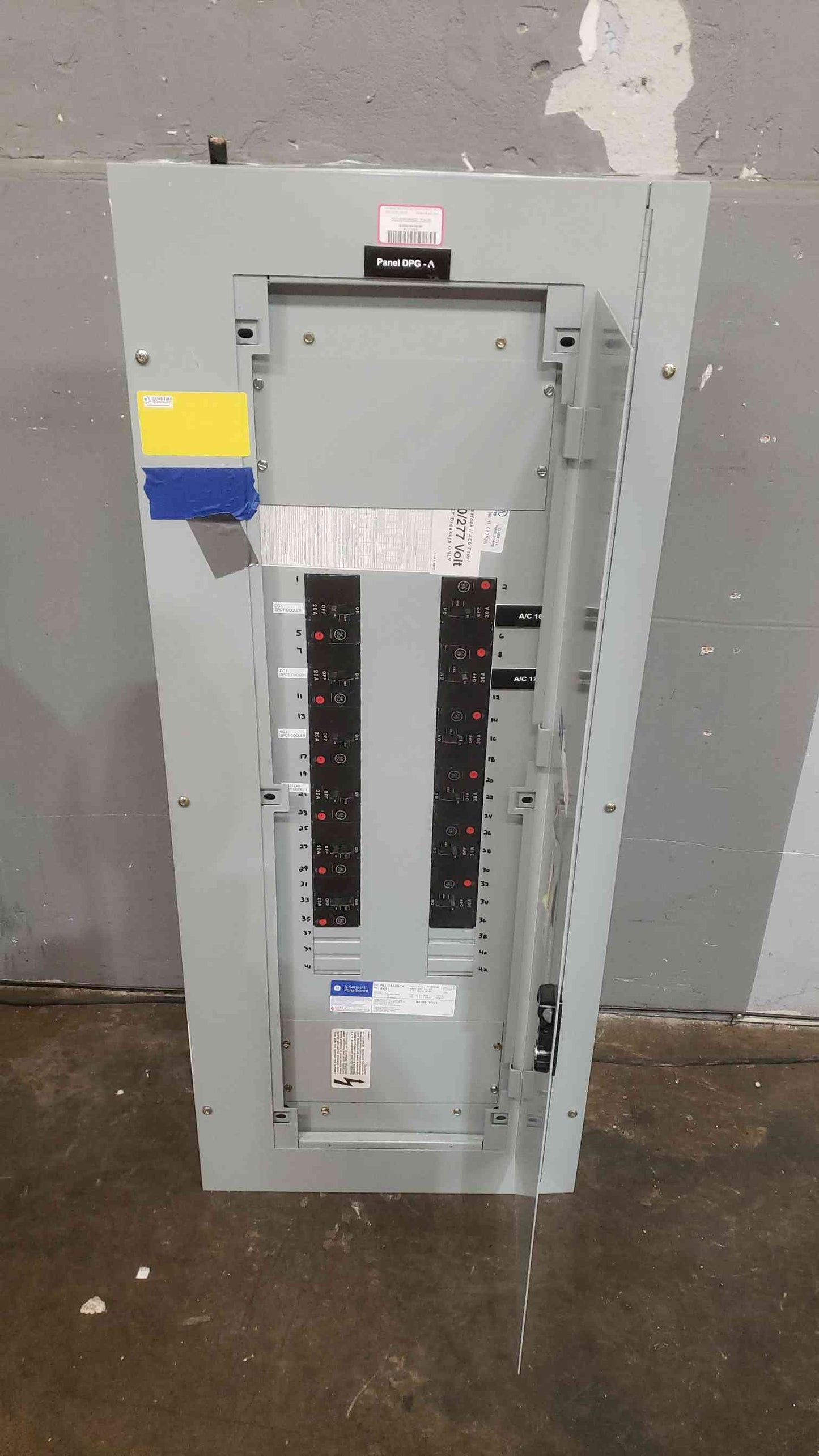 GE 225A Max A Series II 480Y/277 3PH 4W Panelboard (SKU:112496)