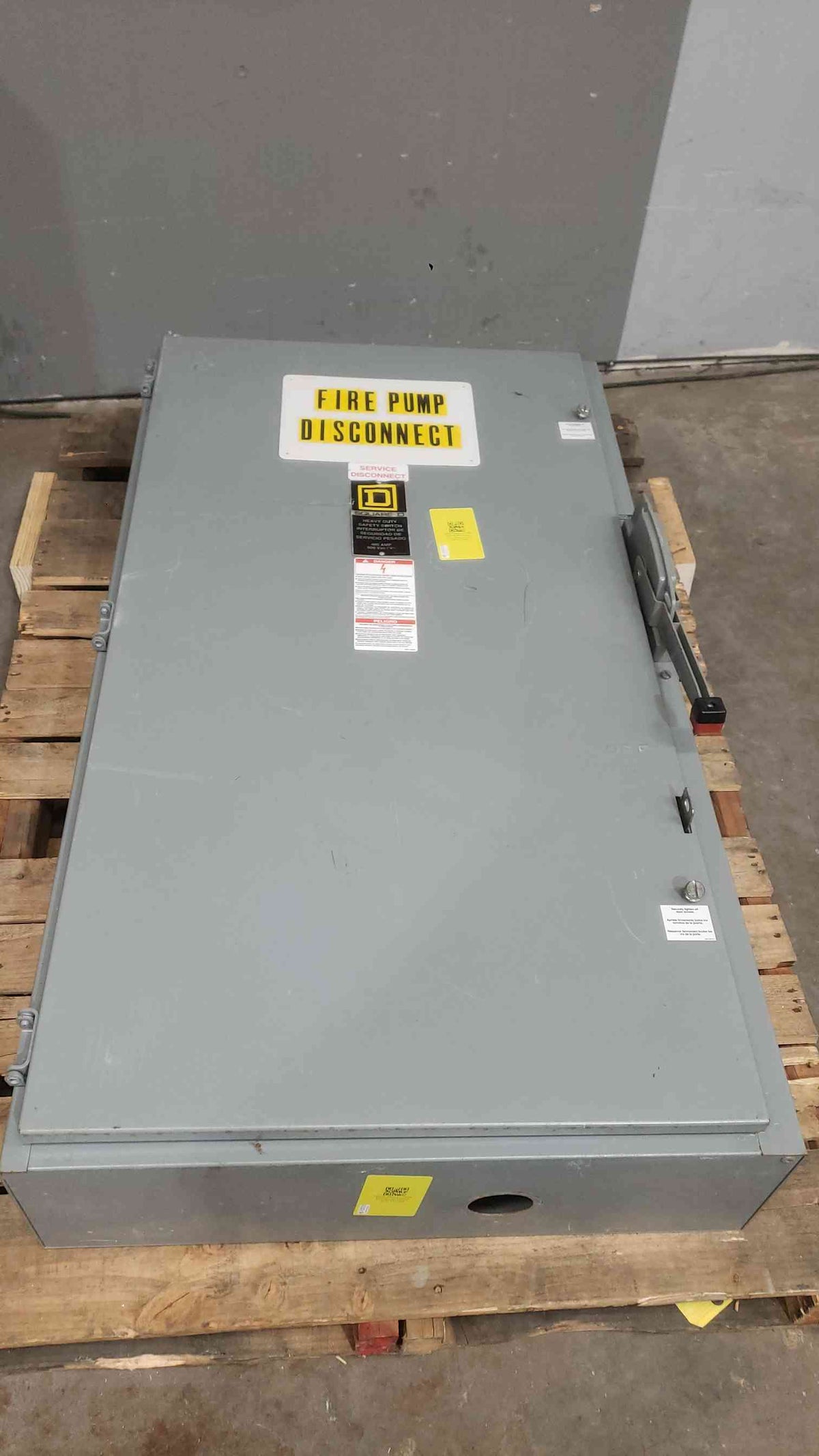 Square D 400A 600VAC 3PH Heavy Duty Safety Switch (SKU: 112529)