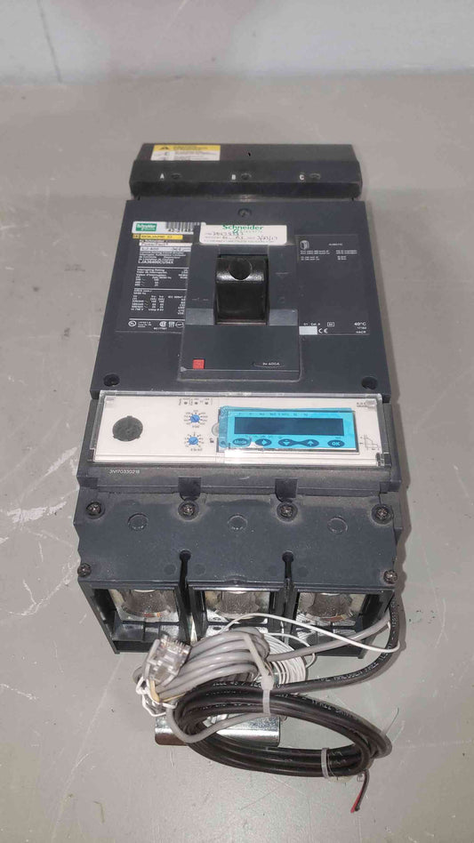 Square D 400A 600VAC 3 Pole Breaker LJA36400CU54X I-Line Bad Trip (SKU: 112536)