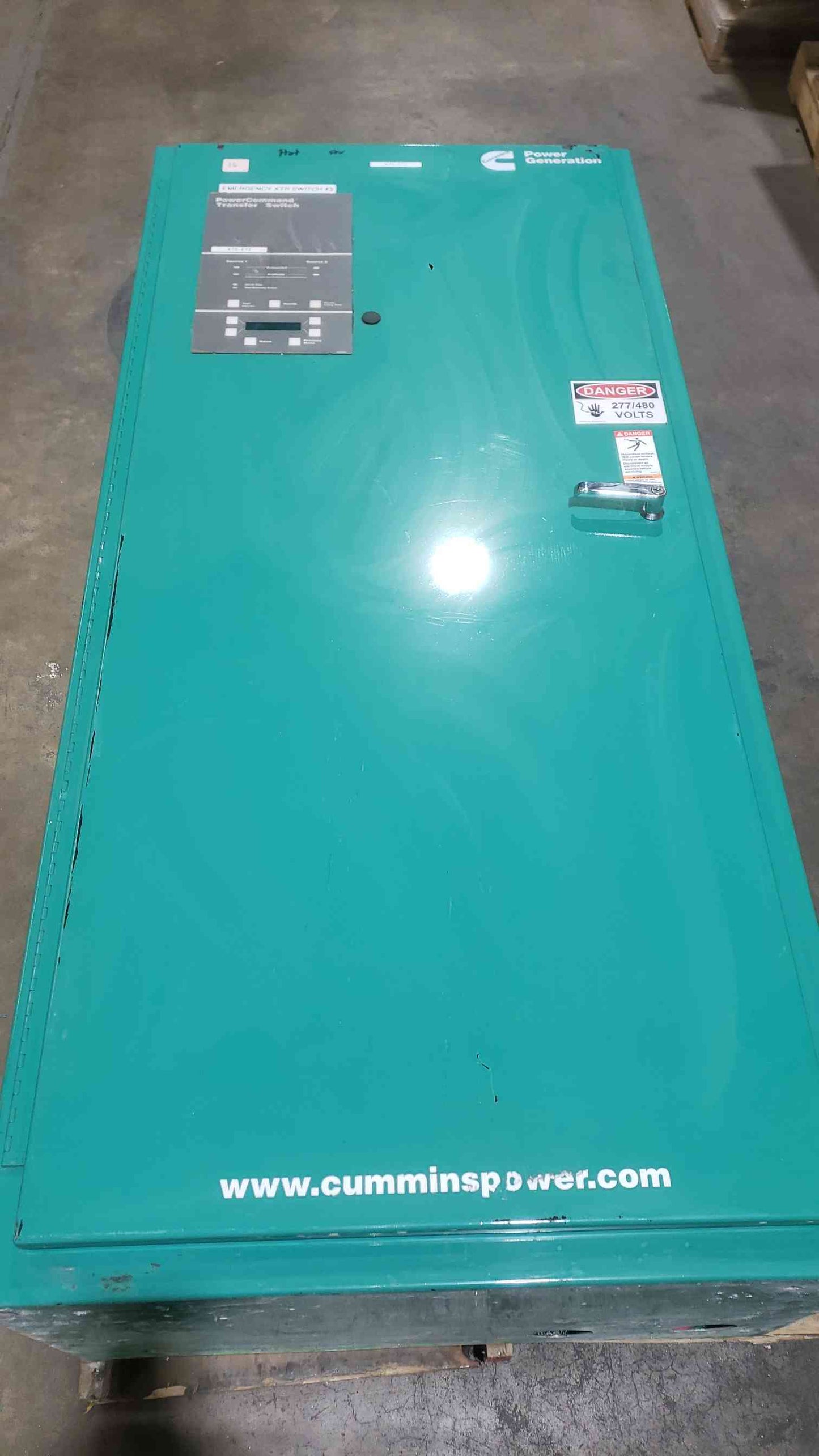 Cummins 800A 480V ATS Transfer Switch OTPCD 5935243 (SKU: 112551)