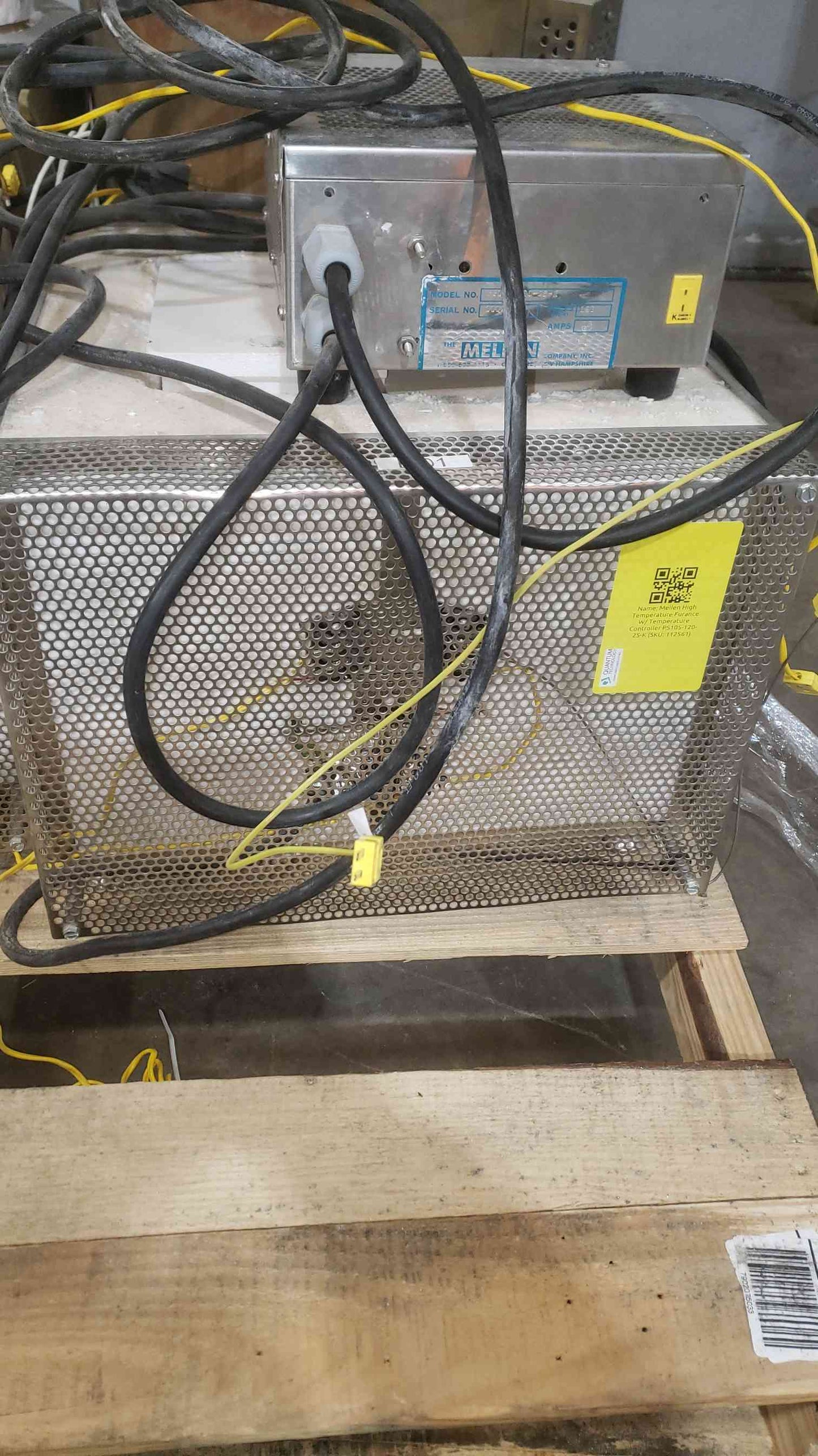 Mellen High Temperature Furance W/ Temperature Controller PS105-120-25-K (SKU: 112561)