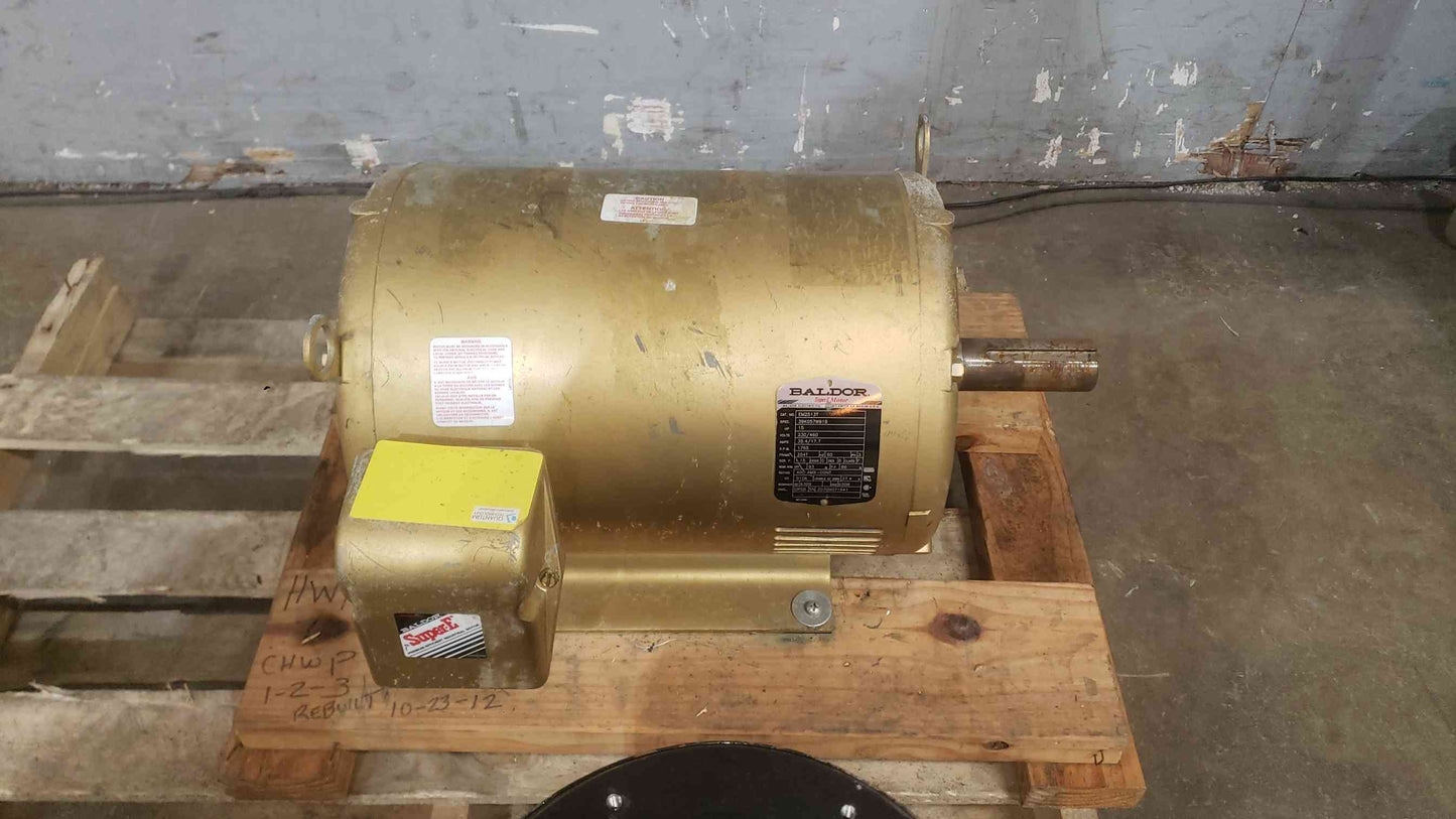 Baldor 15HP 230/460 3PH Super-E Motor EM2513T (SKU: 112613)