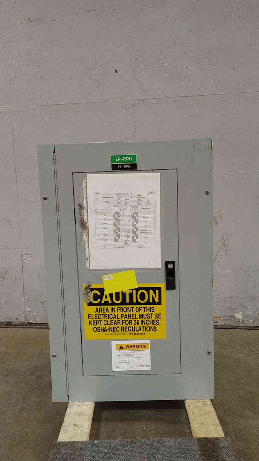 GE 125A 120/240V 1PH 3W Panelboard w/ Main AQF1241AT(SKU: 112626)