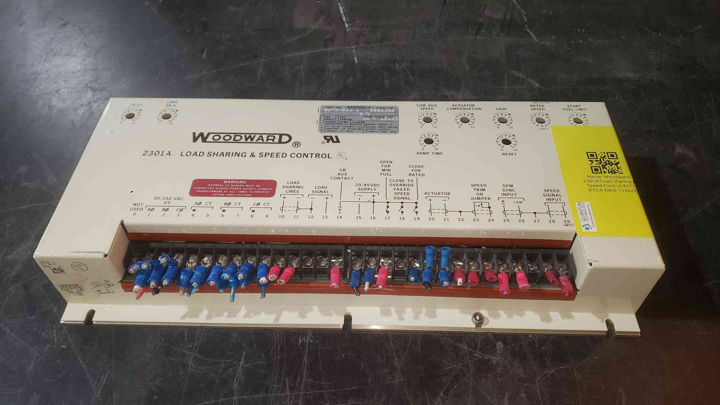 Woodward 2301A Load Sharing & Speed Control 8272-B14 A (SKU: 112627)