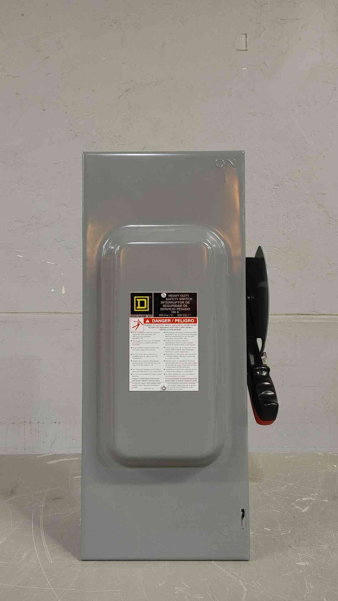 Square D 100A 600V Heavy Duty Safety Switch H363(SKU: 112663)