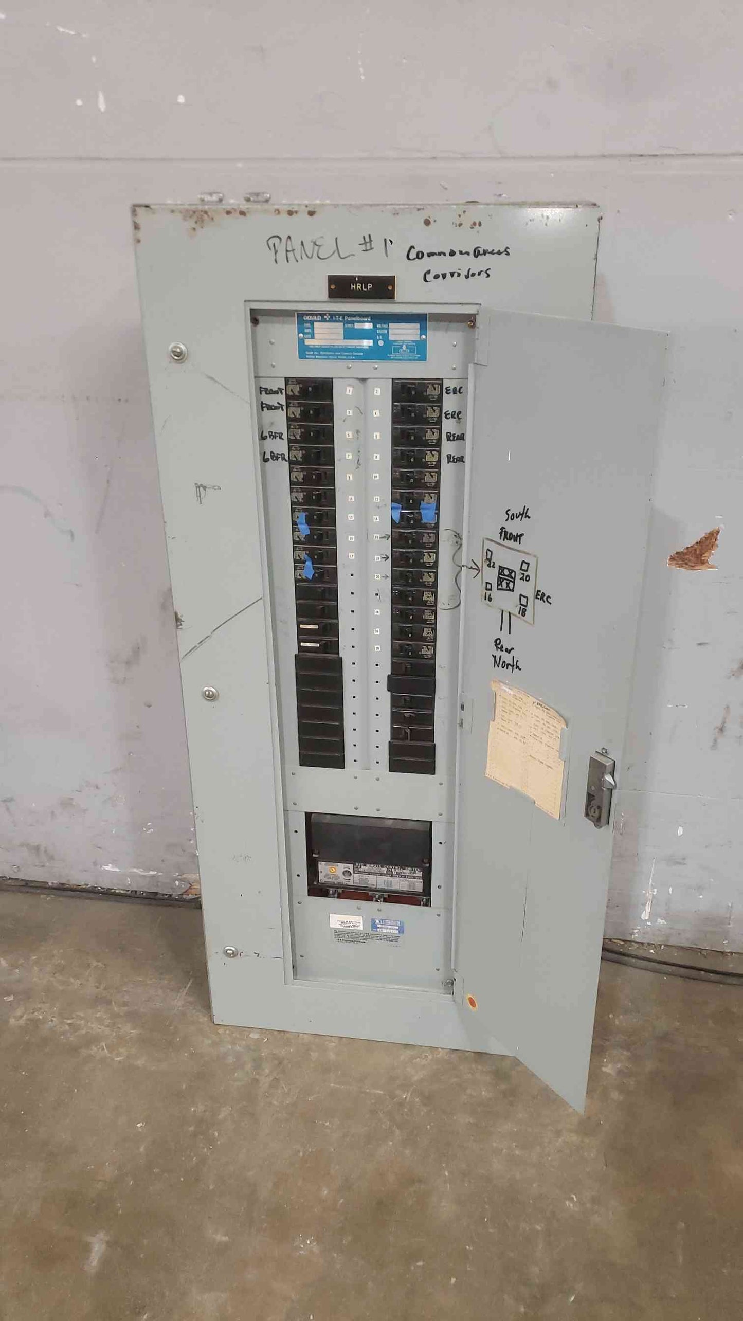 Gould I-TE CDP Series 7 Panelboard 208/120V 3PH 75A w/ ASCO 920 Remote Control Switch 92037530X (SKU: 112779)
