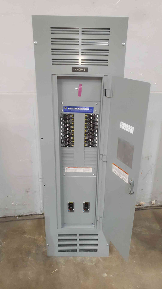 Square D NF Panelboard 400A 480Y/277V 3-Phase 4-Wire with 175A Main Breaker & 18x EDB14020 Breakers (SKU: 112784)