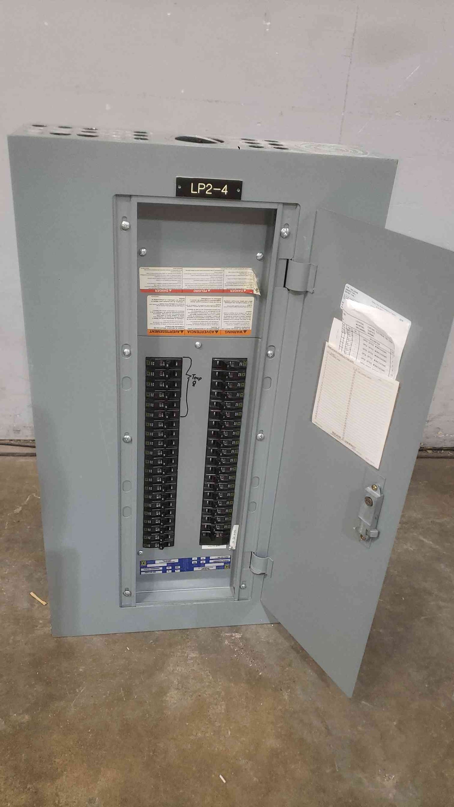 Square D NQOD 225A Panelboard 208Y/120V 3-Phase 4-Wire NEMA 1 Loaded w/ QO Breakers(SKU: 112787)