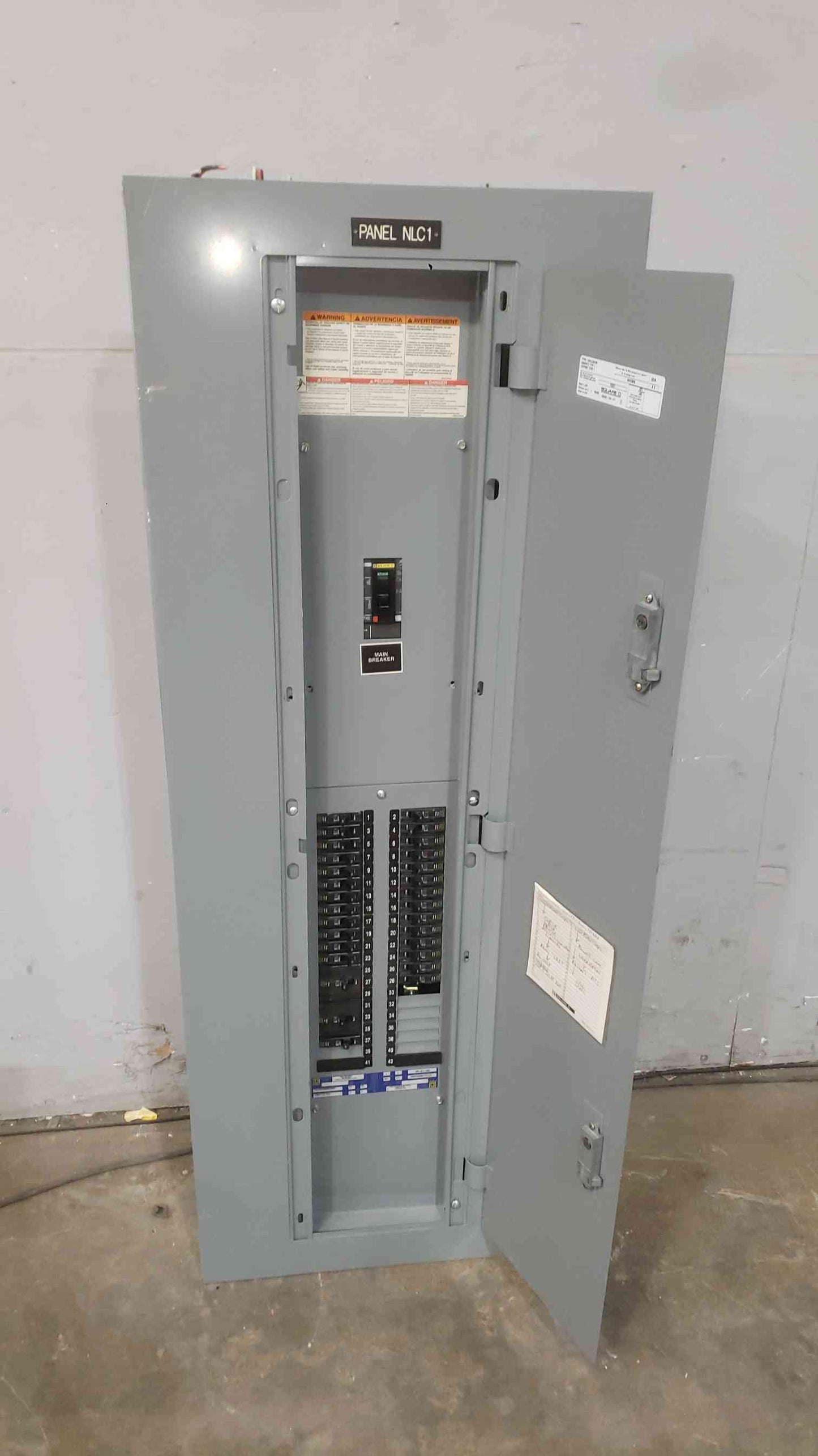 Square D NQOD Panelboard 150 Amp 208Y/120V 3PH 4W 42 Circuit Main Breaker & Breakers (SKU: 112771)
