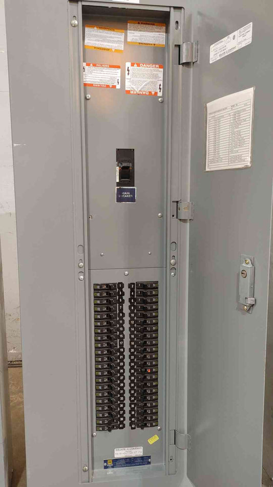 Square D NQOD 225 Amp 42-Circuit Main Breaker Panelboard 208Y/120V 3PH Copper Bus NQOD442M225CU (SKU: 112827)