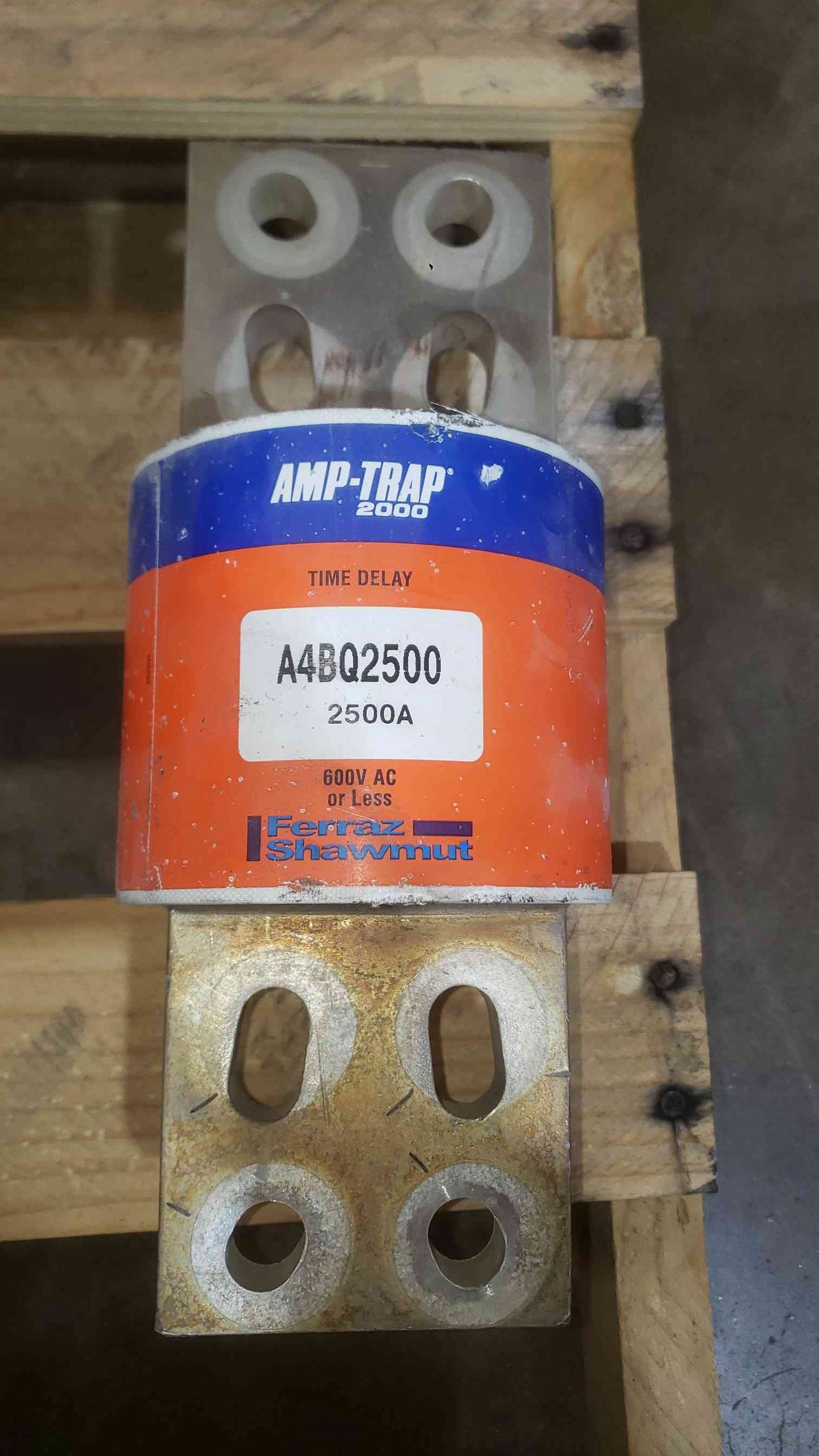 Mersen Ferraz Shawmut A4BQ2500 Amp-Trap 2000 Class L Fuse 2500A 600V Time Delay (SKU: 112822)