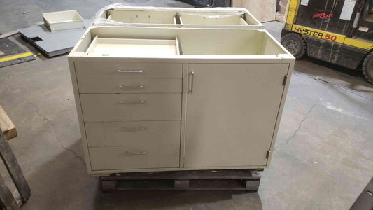 Hamilton 47" Standing Height Metal Casework Drawer & Door Combo (SKU: 112905)