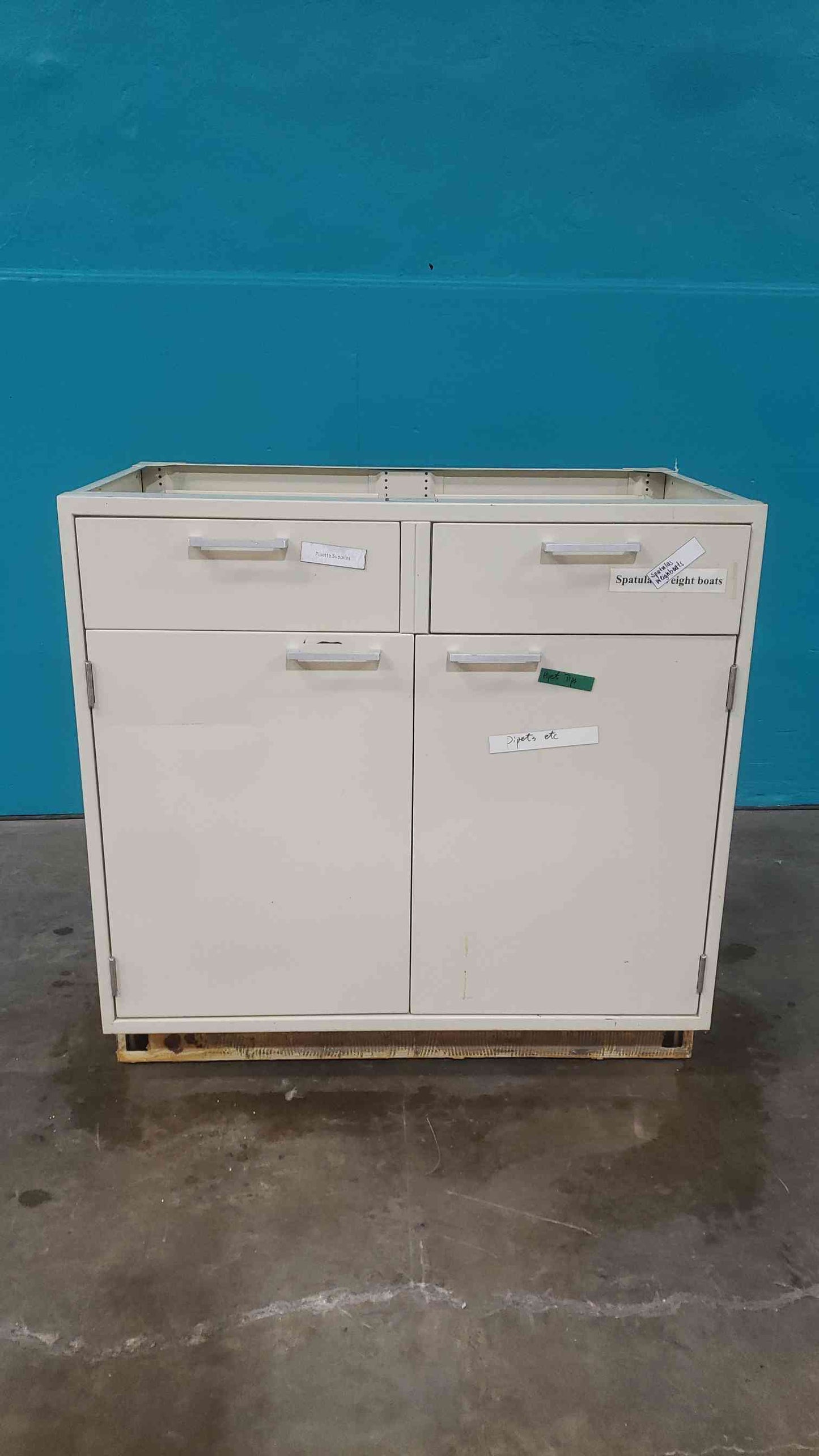 Hamilton 3' Standing Height Drawers & Doors Casework (SKU: 112924)