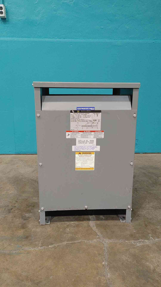 Square D 45T85HIS 45 kVA 3-Phase Transformer 208V Delta to 208Y/120V Sorgel Shielded (SKU: 112917)
