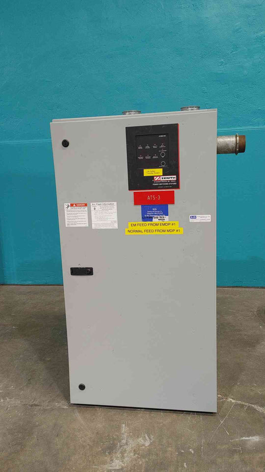 GE Zenith ZTG Series 225A 480V 3PH Automatic Transfer Switch ATS ZTGK22EC-7(SKU: 112948)