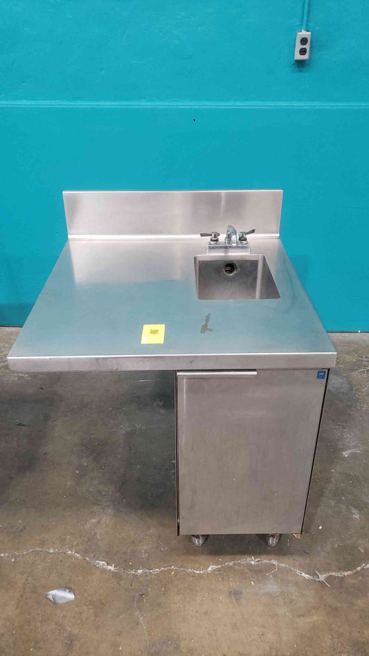Stainless Steel 32" Sink Undercounter & Prep Table (SKU: 112993)