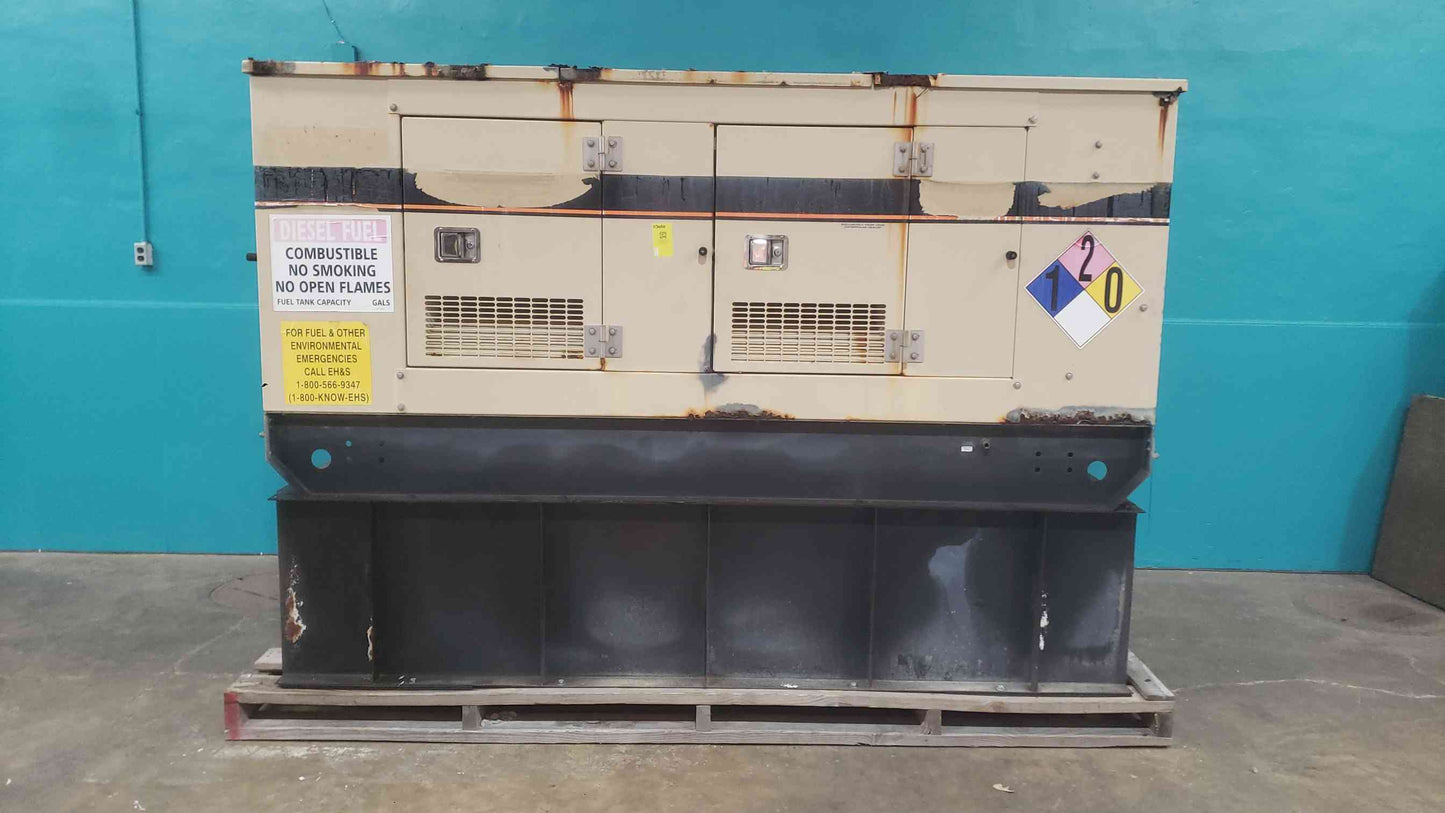 AS-IS 40KW Generac 120/240 333.3/166.6A 1PH Diesel 1067 Hrs. (SKU: 113020)