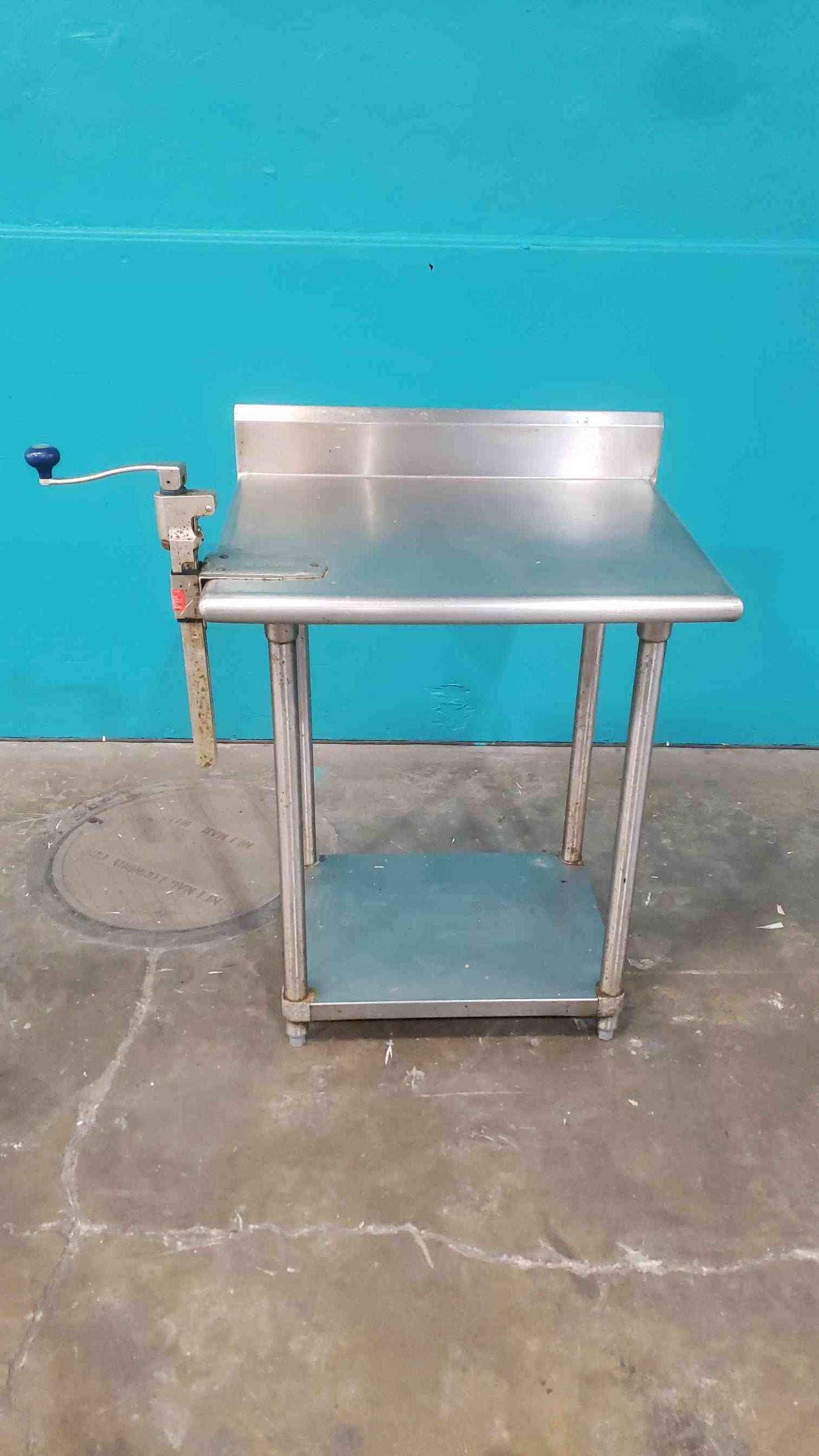 Stainless Steel 30" Table Cafetria Prep Tables & Clamp (SKU: 113023)