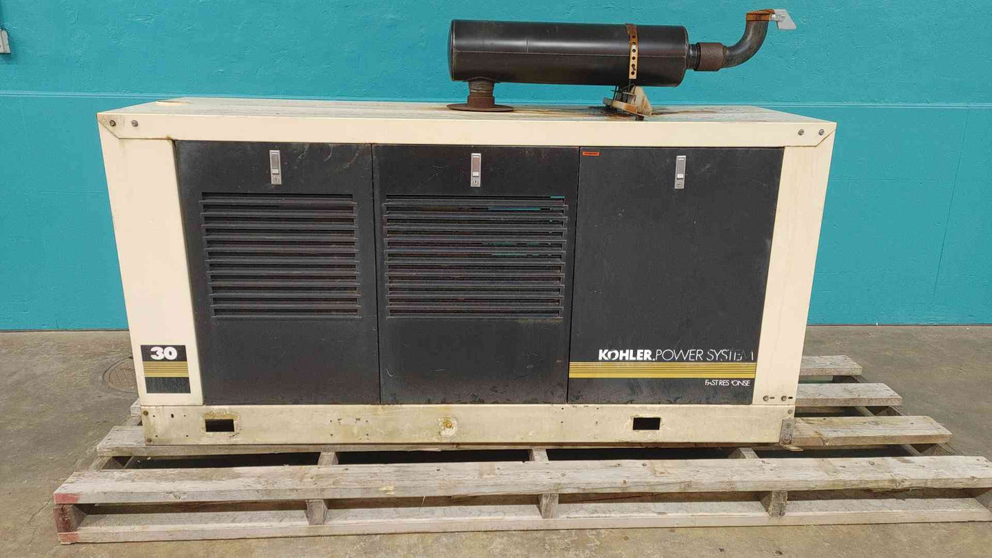 Kohler 30kW Nat Gas Propane Generator 30RZ62 Standby 834Hrs(SKU: 113068)