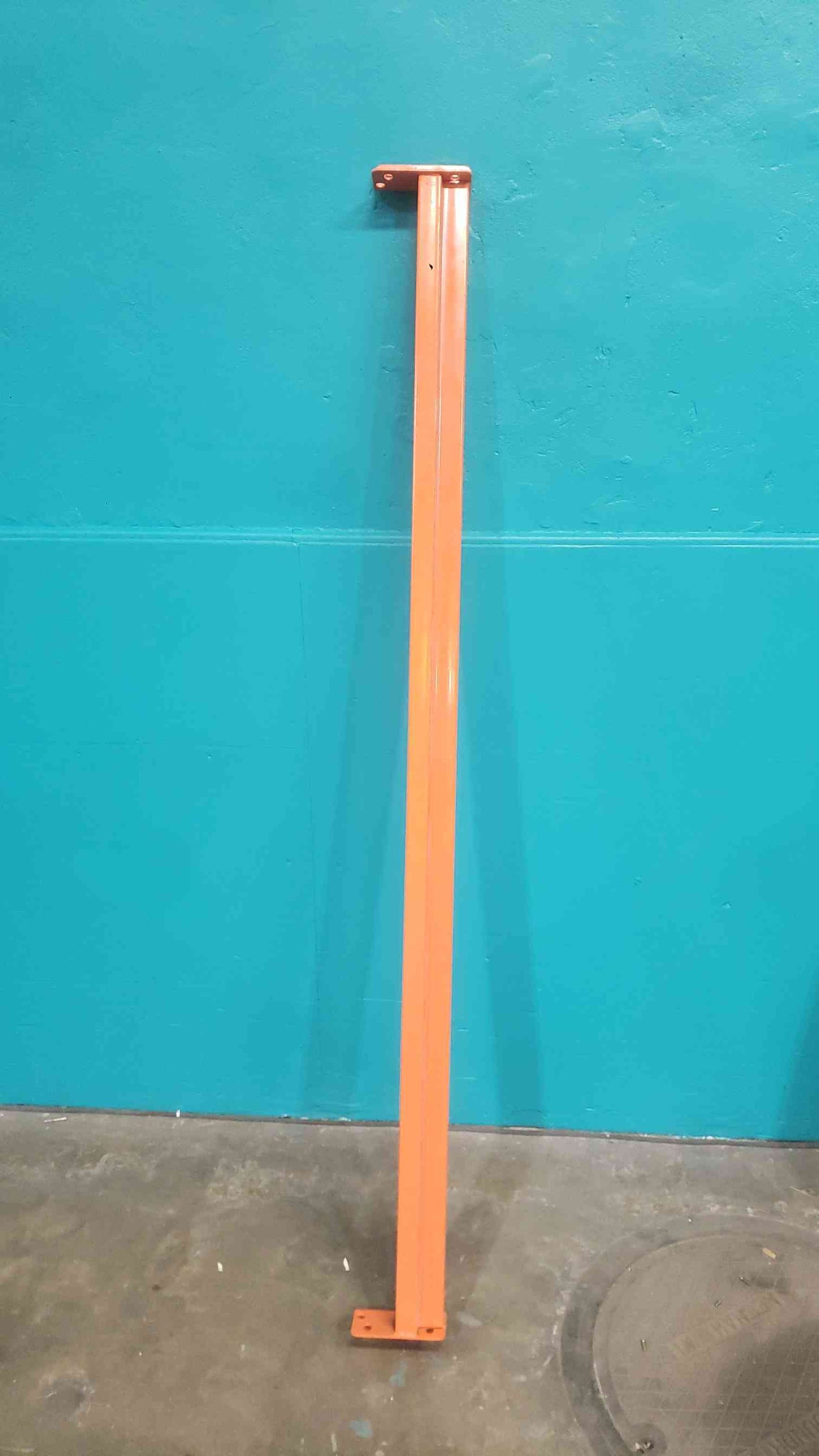 72" Penco Style Bolt-On Pallet Rack Beam - 6ft Orange Step Beam - Warehouse Racking (SKU: 113080)