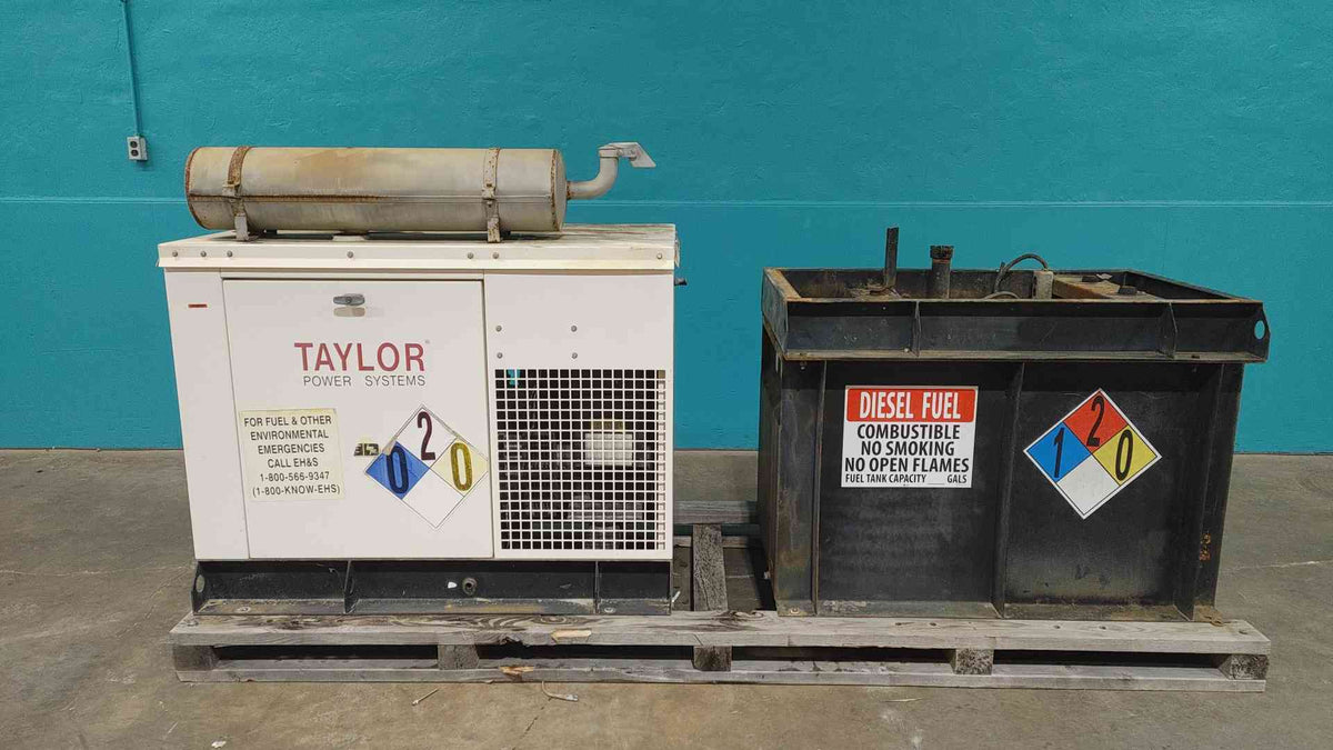 AS-IS Taylor Power GS25 20kW Standby Generator GM 3.0L Engine 120/240V 1-PH 83A (SKU: 113307)