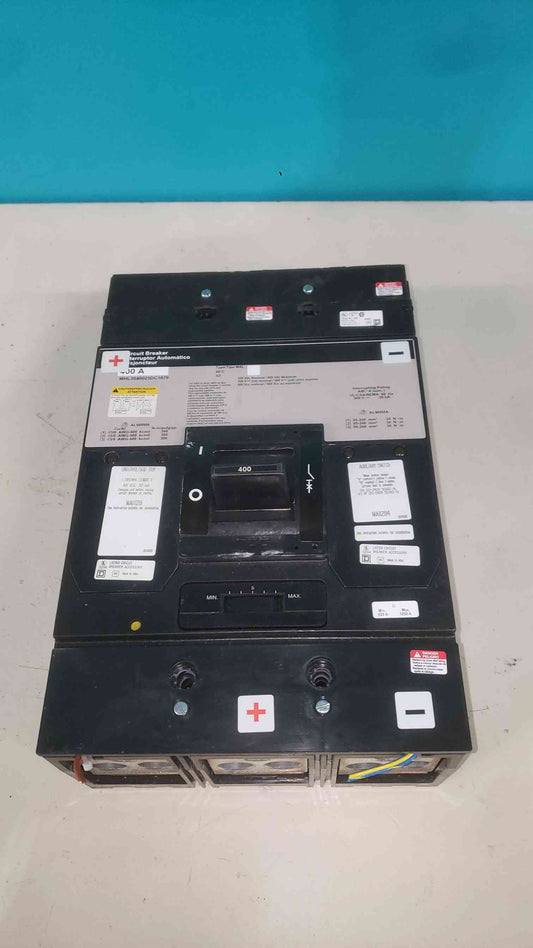 Square D MHL3640025DC1679 400A 600V DC Circuit Breaker w/ 48V UVR & Aux Switch (SKU: 113322)