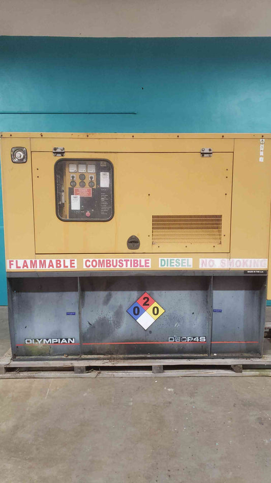 Caterpillar Olympian 60kW Diesel Generator D60P4S 120/240V 1ph 884Hrs TESTED(SKU: 113336)