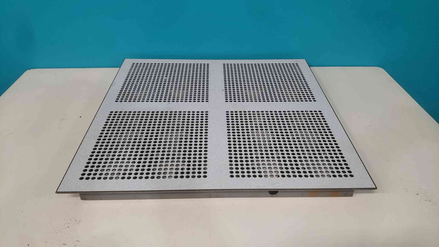 Tate Perforated 2x2 Raised Floor Tile Gray (SKU: 113332)