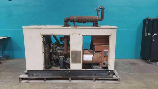 AS-IS 45KW Generac 94A03351-S 120/240 375/187A 1PH LP/NG 591.5 Hrs. (SKU: 113342)-