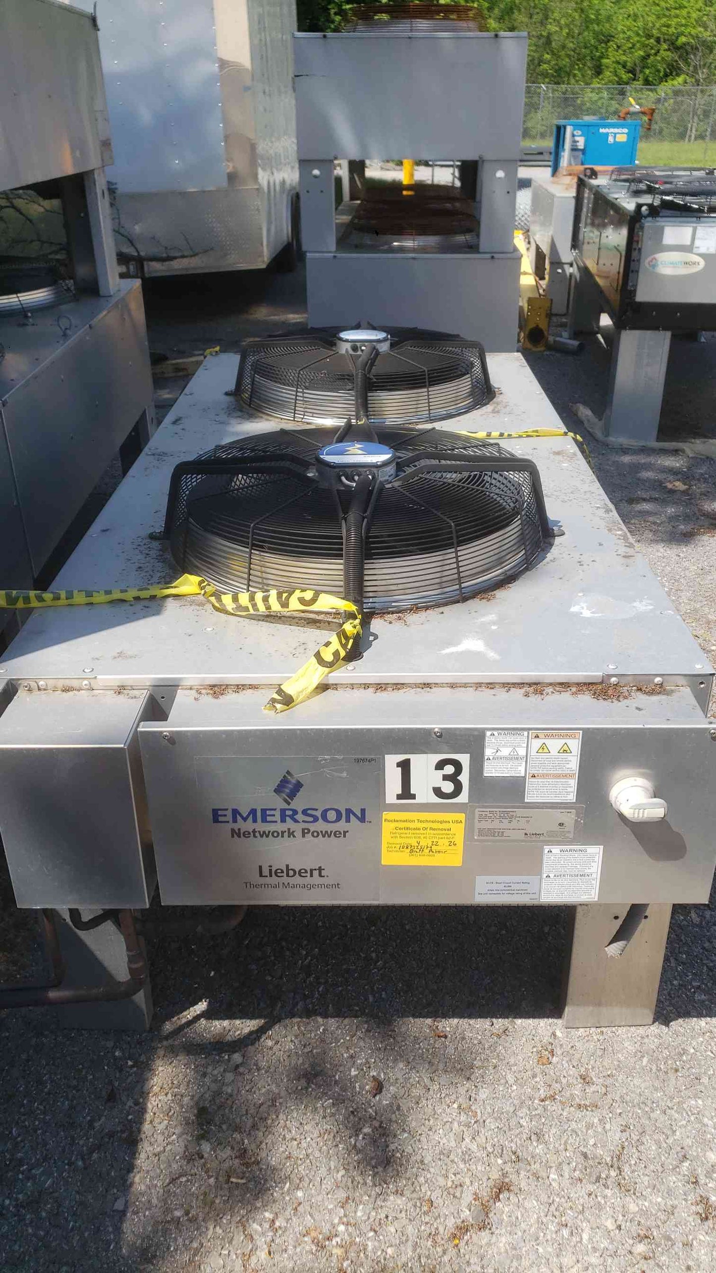 Liebert MCM080 Air Cooled Condenser MCM080E8ADG533 460V 3PH 2-Fan CRAC Micro-Channel (SKU: 113372)