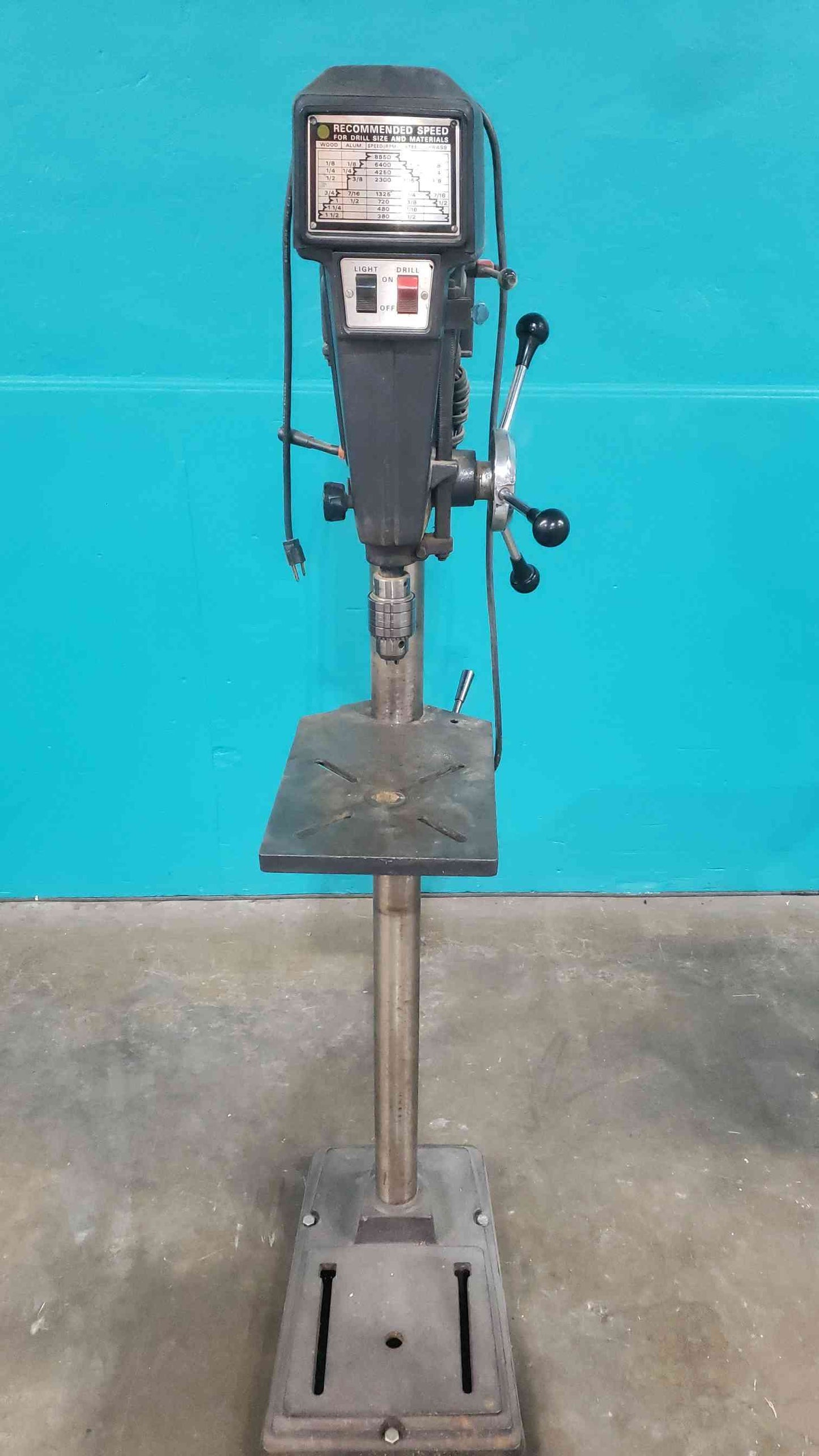 Craftsman 15.5 Floor Drill Press 113.24590 Stand Heavy Duty Woodworking (SKU: 113586)