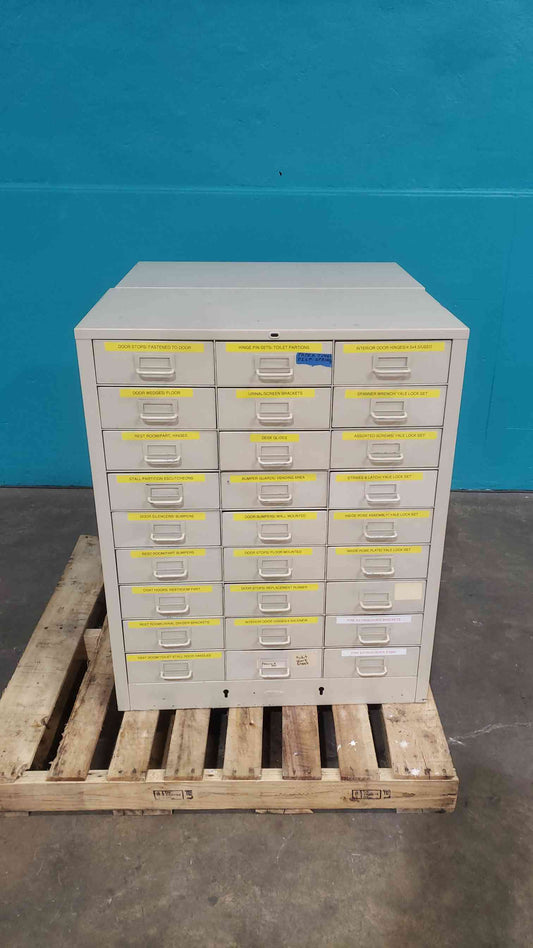 Tan 30.5" 27 Drawer Storage Cabinet (SKU: 113591)