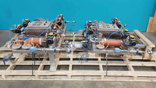 New Sanitary Stainless Valve Manifold Skid Pharmaceutical BioTech Flow Matrix