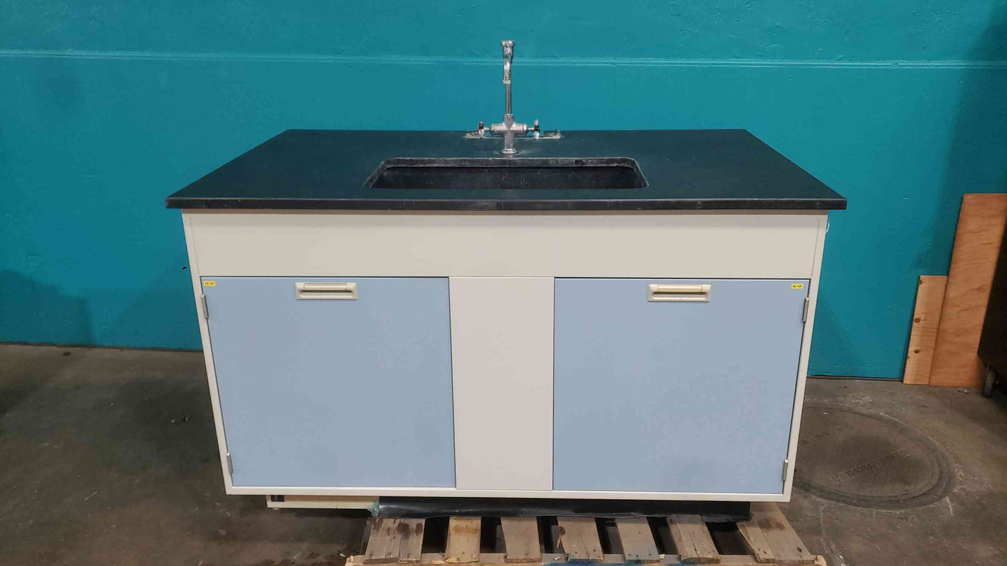 5' Recessed Lab Sink Bundle Metal Casework w/ Faucet (SKU: 113596)