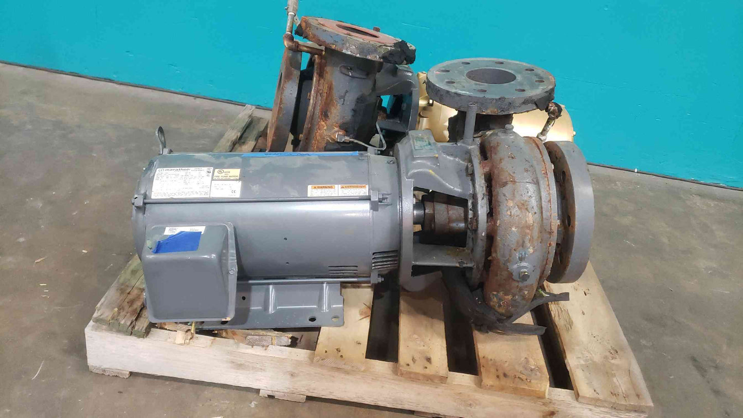Marathon U207 15 HP 3 Phase UL Fire Pump Motor Centrifugal Water Pump 254JP 460V (SKU: 113602)