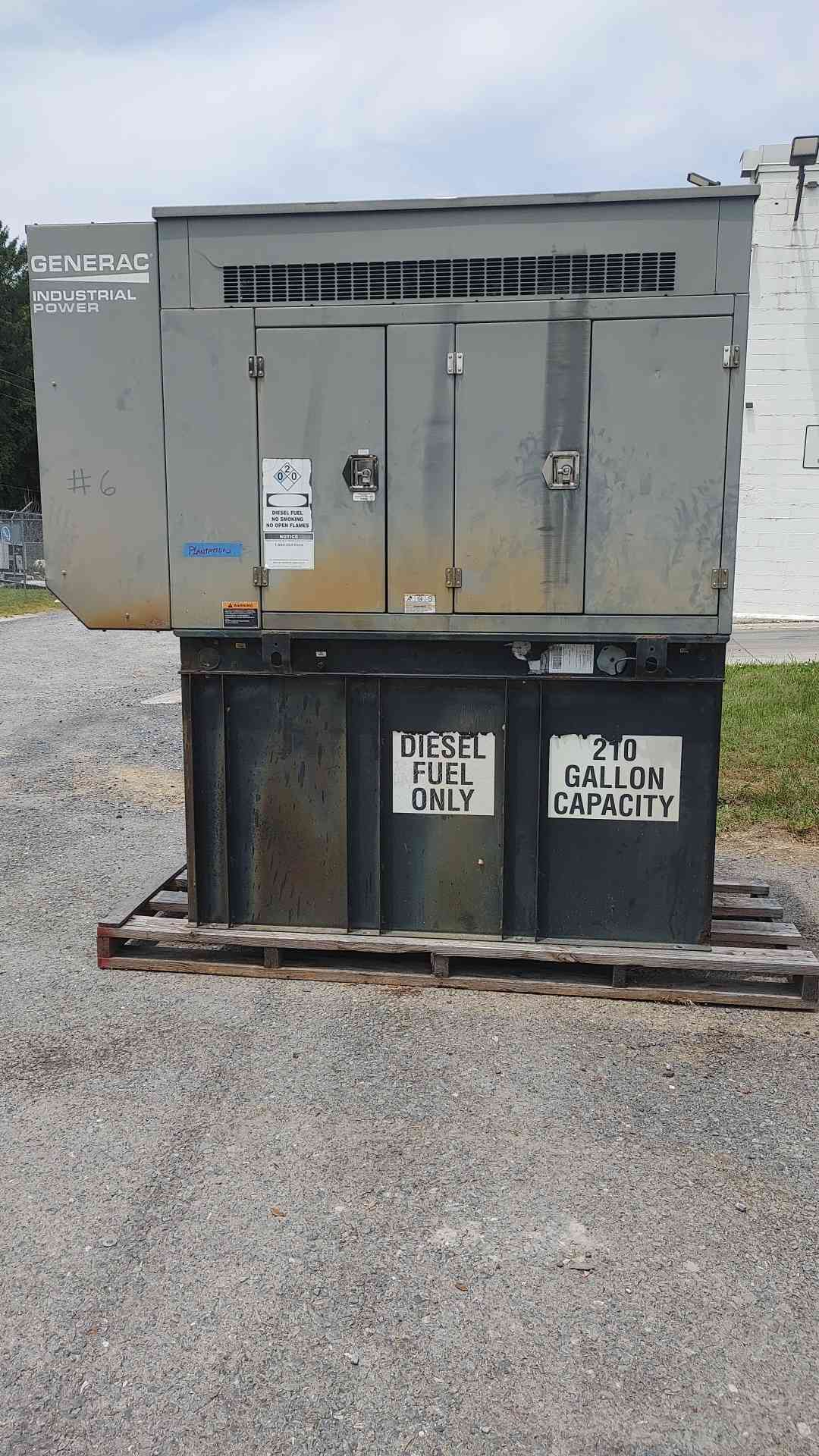 Generac 48KW 120/240V 1PH Diesel Generator Model 14687340100 461.4Hrs TESTED(SKU: 113563)