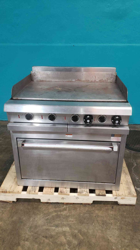 Vulcan HCR42 36" Electric Commercial Griddle Flat Top Range Oven 480V 3ph (SKU: 113623)