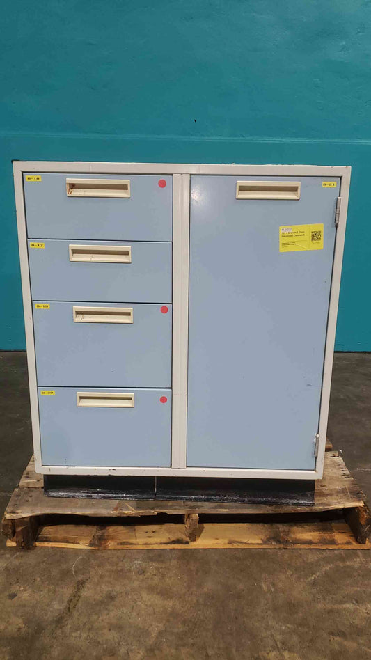 30" 4 Drawer 1 Door Recessed Casework(S6LLST9803)
